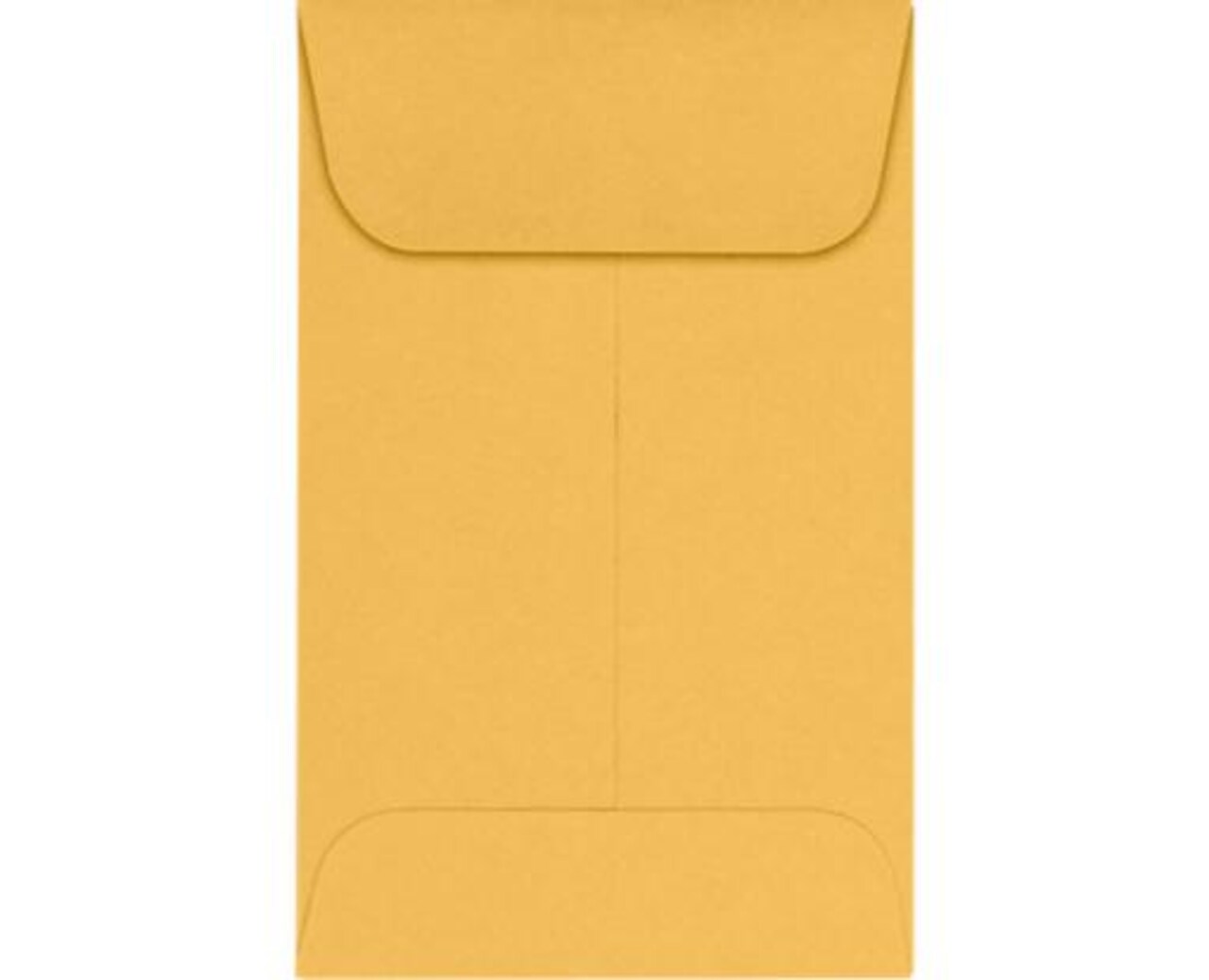 LUXPaper #1 Coin Envelopes in 24 lb. Brown Kraft, Envelopes for Coin Collections, Garden Seeds, Stamps, and More, with Moistenable Glue, 50 Pack, Envelope Size 2 1/4 x 3 1/2 (Brown)